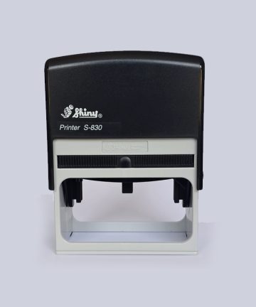 Timbre Shiny Rectangular S-830 - Tinta Negra