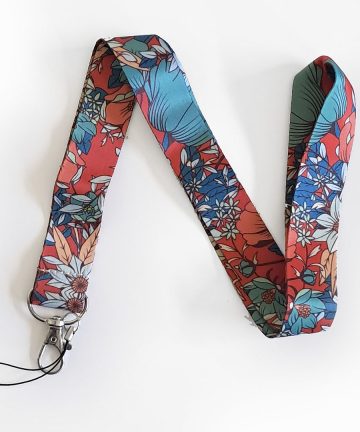 Lanyard con diseño flores 4