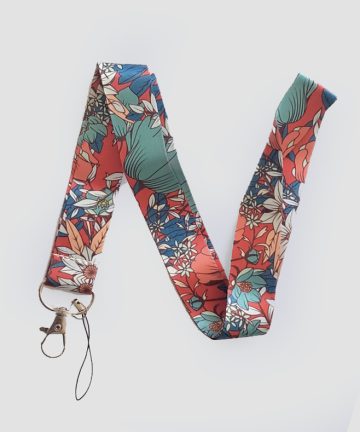 Lanyard con diseño flores 7