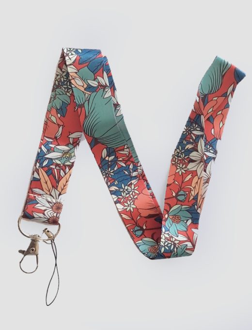 Lanyard con diseño flores 7