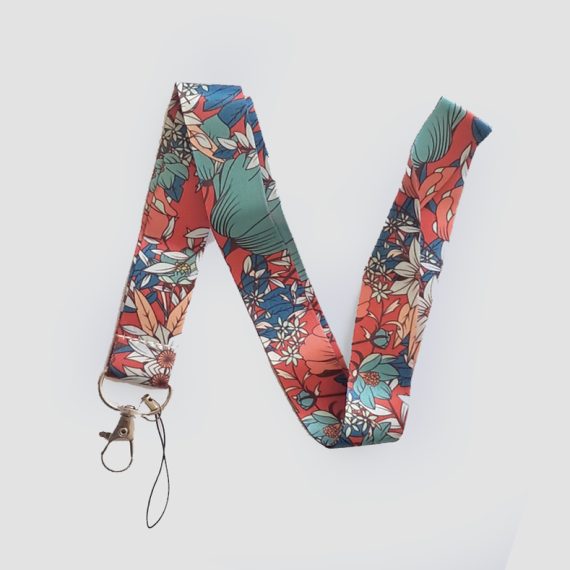 Lanyard con diseño flores 7