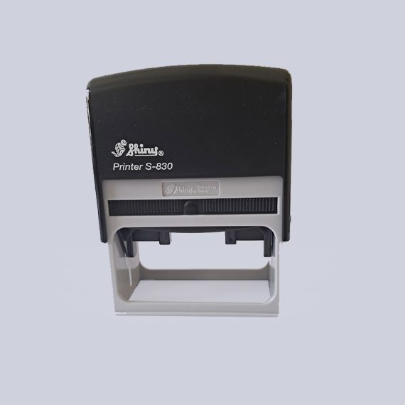 Timbre Shiny Rectangular S-830 - Tinta Negra